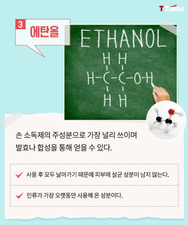  손소독제 바르고 음식 집어 먹어도 될까?