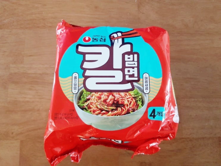  농심 칼비빔면 군만두랑 호로록