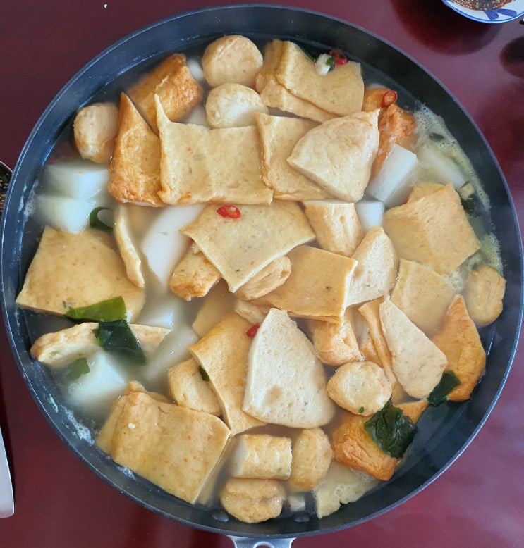  [간단 레시피] 시~~원한 국물 맛 삼진어묵 : 물떡 어묵탕