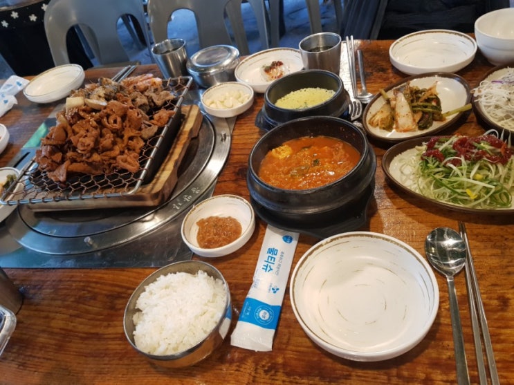  돼지불고기 맛집 강경불고기 장안본점