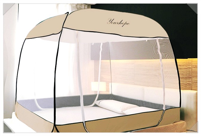 [할인] 원터치모기장 텐트형 사각침대모기장 디자인 모기장 