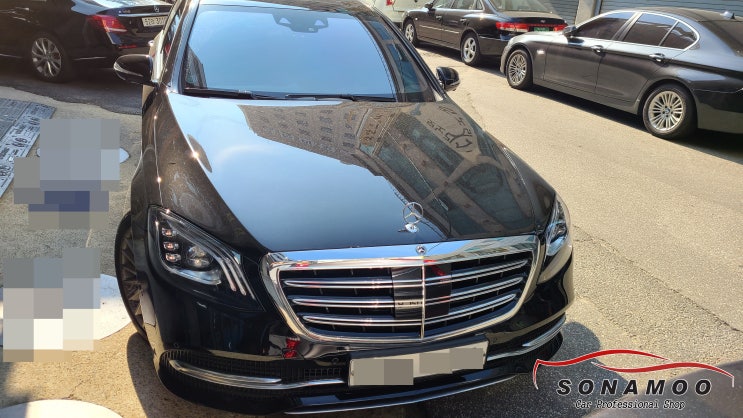  벤츠 S-클래스 W222 QXD5000 포스제로 보조배터리 장착