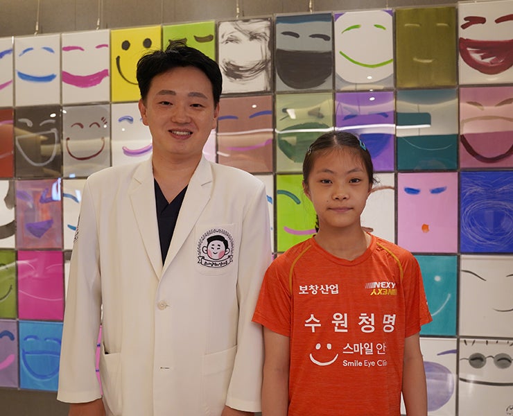 스마일안과에 탁구선수 유남규, 탁구영재 유예린 방문했어요!
