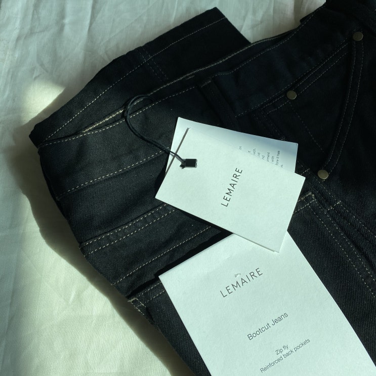  르메르(LEMAIRE) 부츠컷 데님 진 REVIEW / 르메르데님진 / 청바지 / 르메르바지 / Bootcut / 매치스패션 / 리뷰
