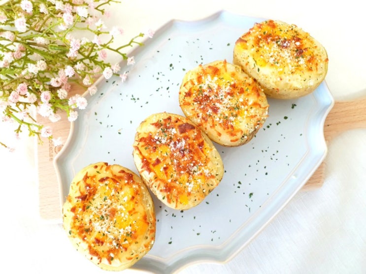  허니버터 치즈 감자구이 ~ 부드럽고 고소한 감자요리