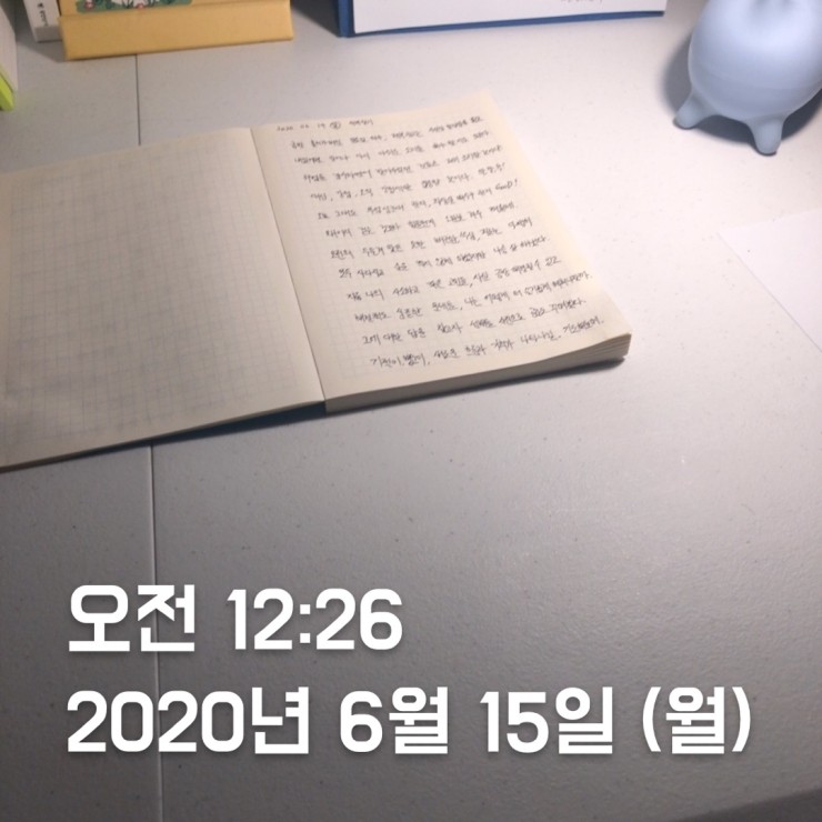 2020.06.14 (일) 저녁일기 + 닻이으리 매일 기록 세트