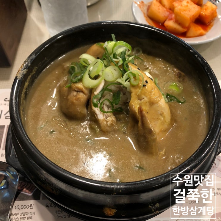  수원 맛집) 걸쭉한 한방 삼계탕집 리뷰