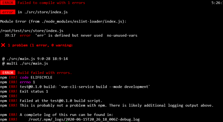  [VueJS][nodeJS] ESLint(Module Error) 해결하기