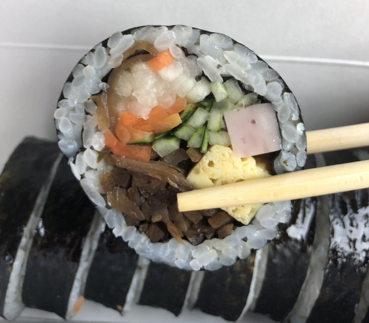 용인:동백정성한줄 100프로 우리농산물로 만든 김밥맛집소개~!