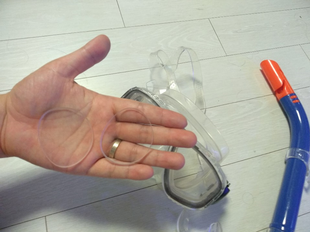 물놀이때 안경잡이를 위한 스노클링 안경 만들기 물놀이때 안경잡이를 위한 스노클링 안경 만들기