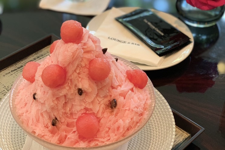  [맛집소개] 여름철 빙수 맛집 추천 웨스틴 조선 호텔에서 즐기는 수박빙수 (레베 레이디베스트카드 혜택)