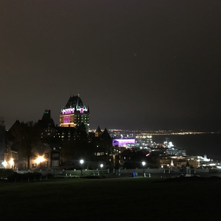 [Quebec] 퀘벡의 밤, 그리고 야경에 취하다