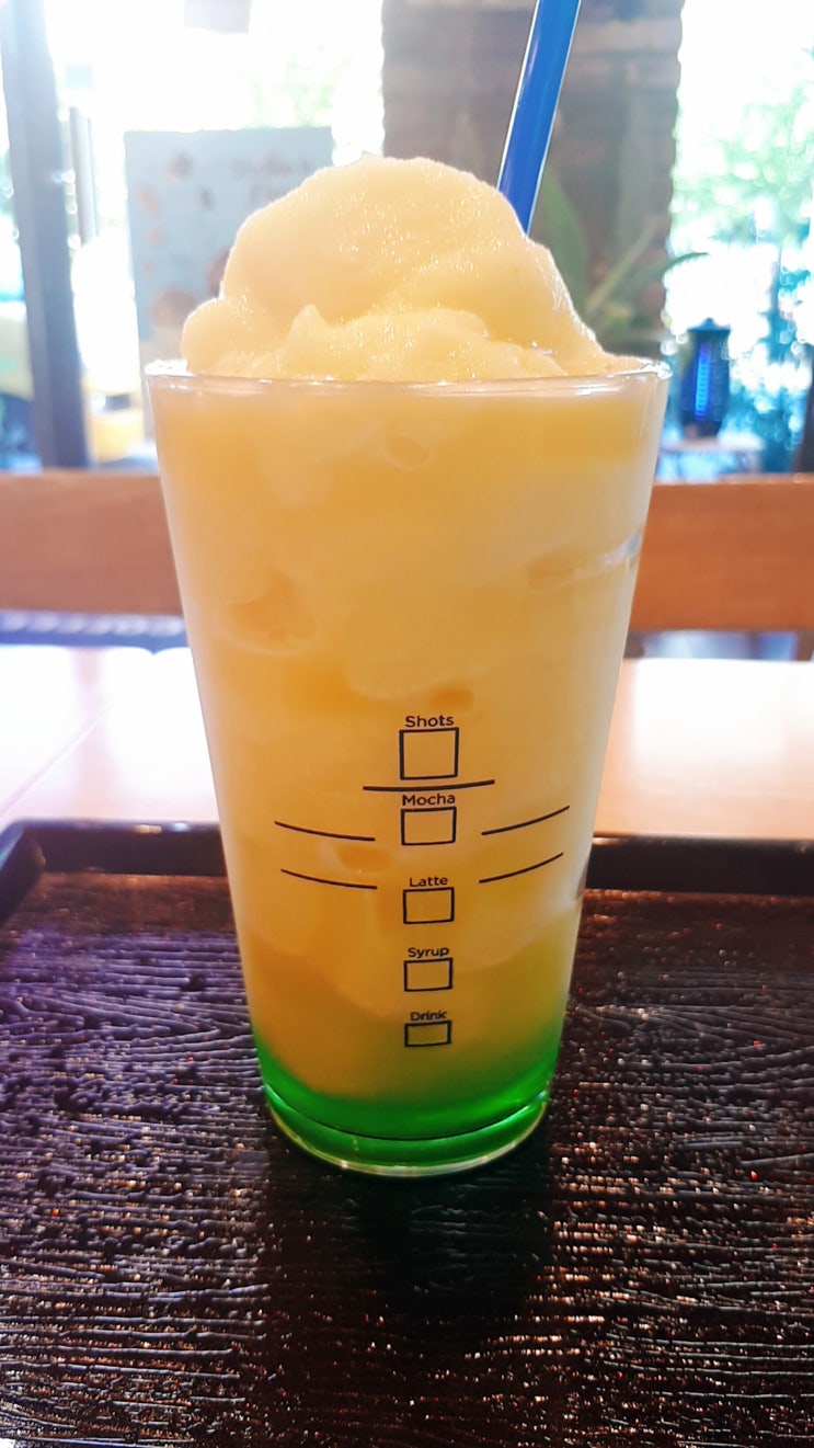  광양시 중마동 카페 이디야 광양중동점 그린파인 후룻치노