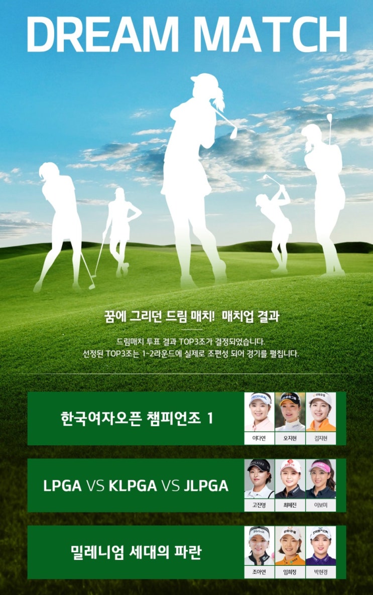 1R 조편성 기아자동차 제34회 한국여자오픈 골프선수권대회(6월 18 ~ 21일)