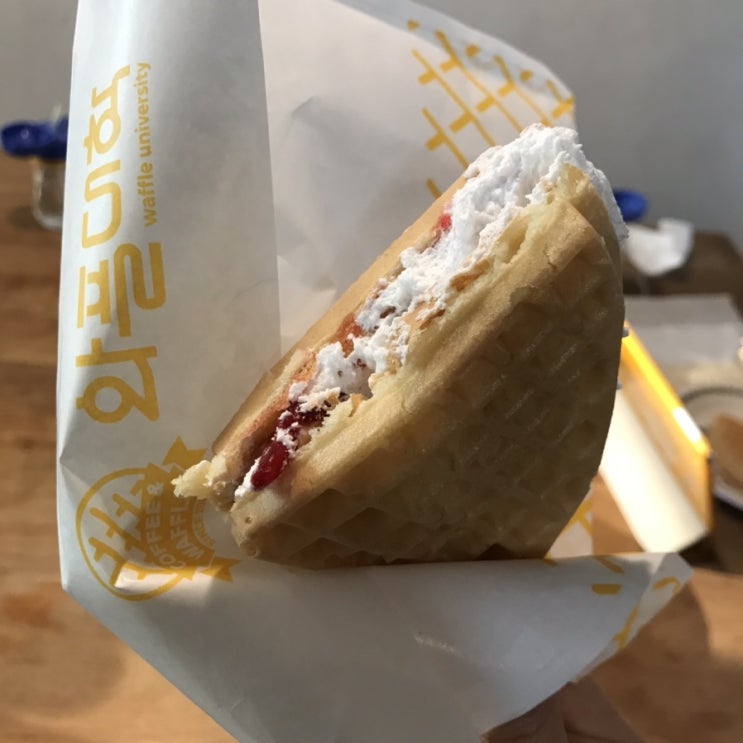 포장해서 먹어본 쌍용동 와플대학 / 천안식후감