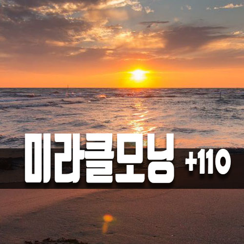  꾸준히 새벽 루틴만들기 110일차!