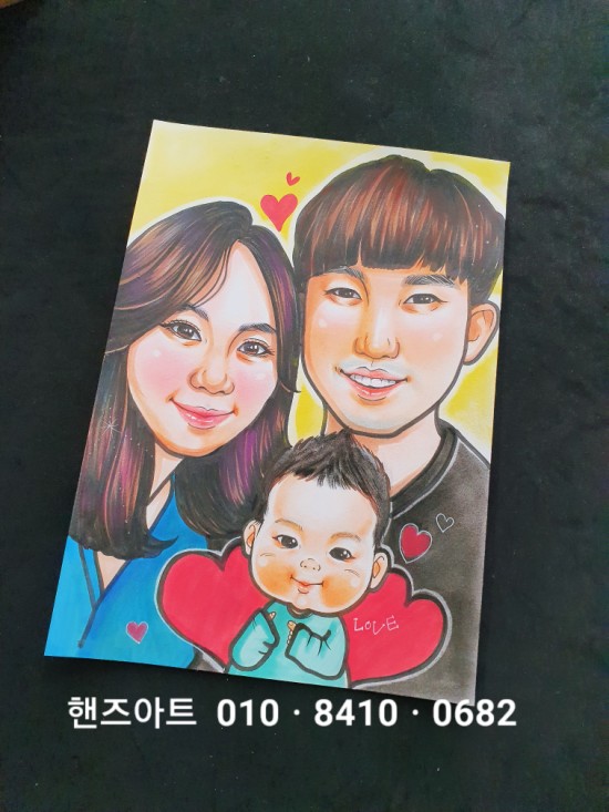  구미 청도 경산 천안 대전 [팝아트] 캐리커쳐 주문