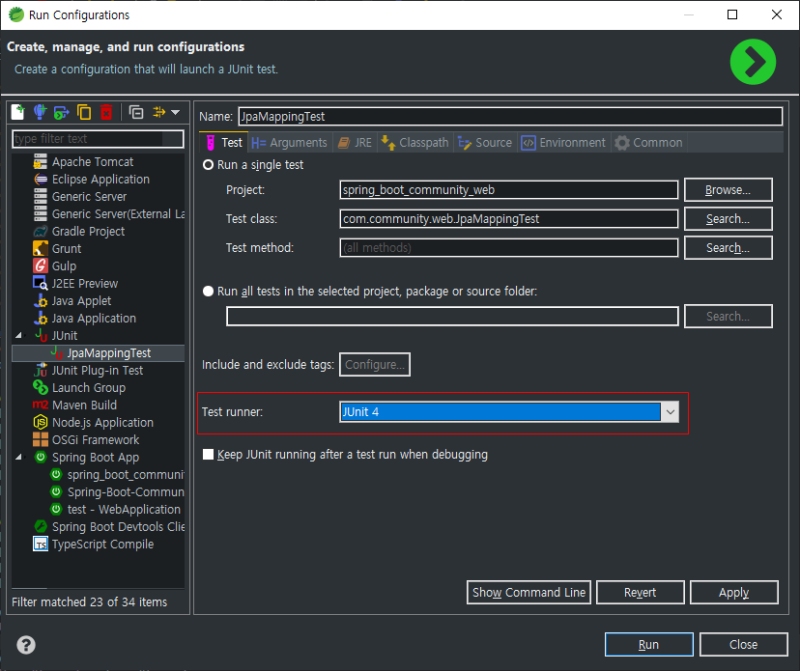 [Java] Eclipse - No tests found with test runner JUnit5 : 네이버 블로그