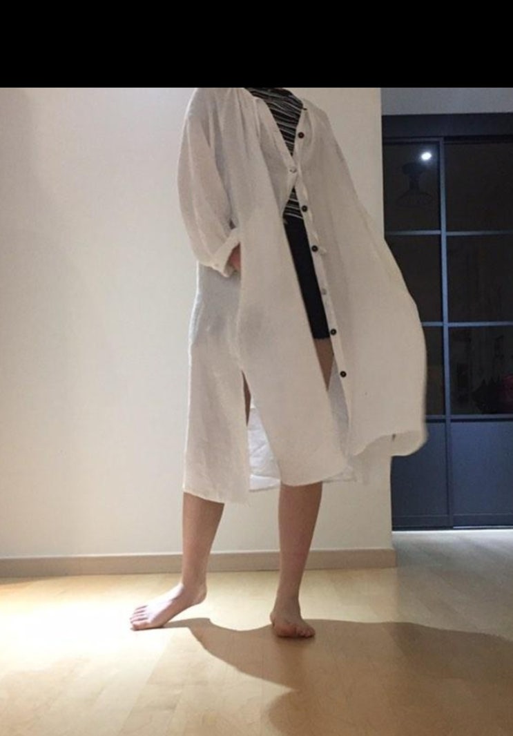  롱메이 착용하고 찍사놀이