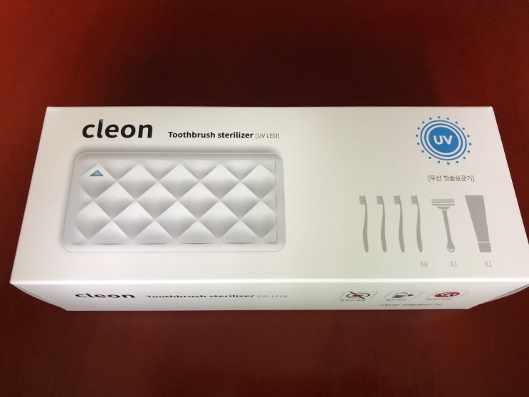  [상품리뷰]클레온 무선 칫솔살균기 솔직후기, 리뷰(반영구 UV LED LCU-01W)