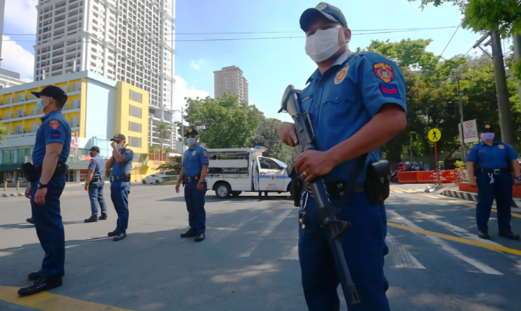 필리핀 코로나 확진자, 경찰청 소속 직원들 중에  확진자 440명