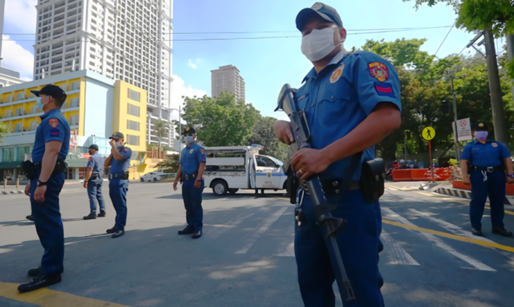  필리핀 코로나 확진자, 경찰청 소속 직원들 중에  확진자 440명