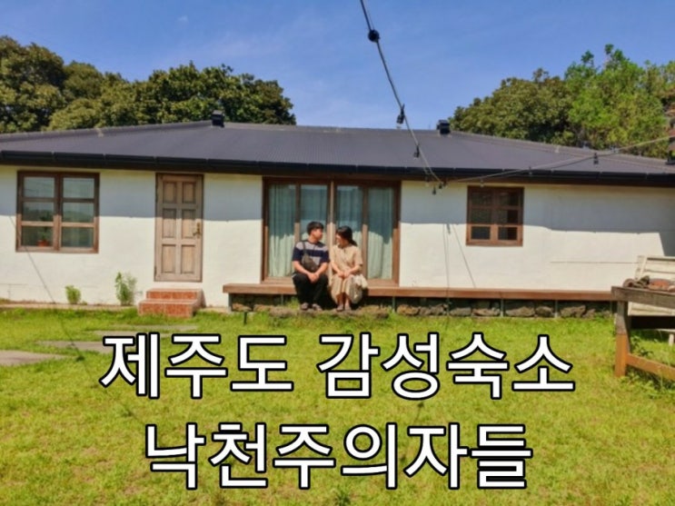   [제주도] 감성숙소 '낙천주의자들'