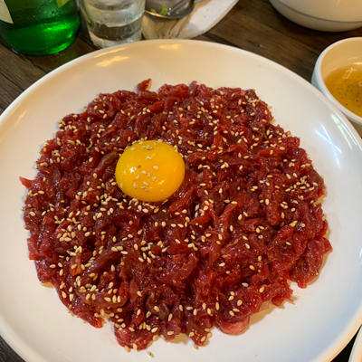 [광장시장 육회맛집] 맛과 양 그리고 가격까지 착한 창신육회