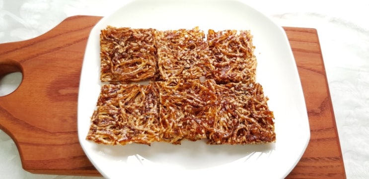  뱅어포구이 만들기(칼슘의 보고)