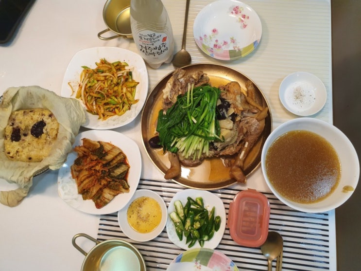 집밥해먹기 : 옻닭 백숙으로 보양하기 / 닭 칼국수 / 미리 복날 보양식 / 복날 닭백숙 집밥해먹기 : 옻닭 백숙으로 보양하기 / 닭 칼국수 / 미리 복날 보양식 / 복날 닭백숙