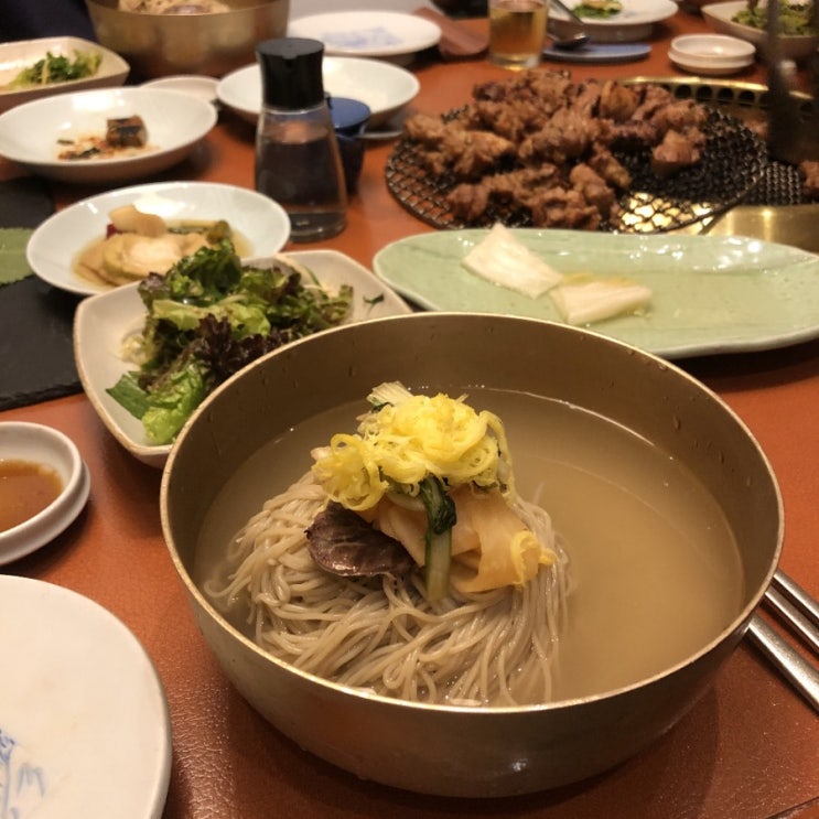 [내돈내산] 서래마을 맛집 봉피양샤브 평양냉면, 돼지갈비 후기(feat.친구돈친구산)