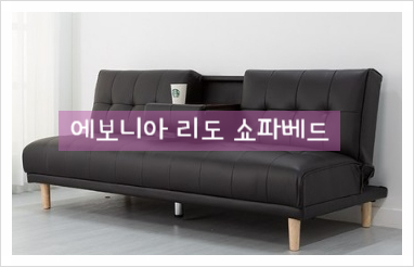  [에보니아 리도 컵홀더 쇼파베드] 이거 하나면 우리 집 거실도 영화관이 된다!