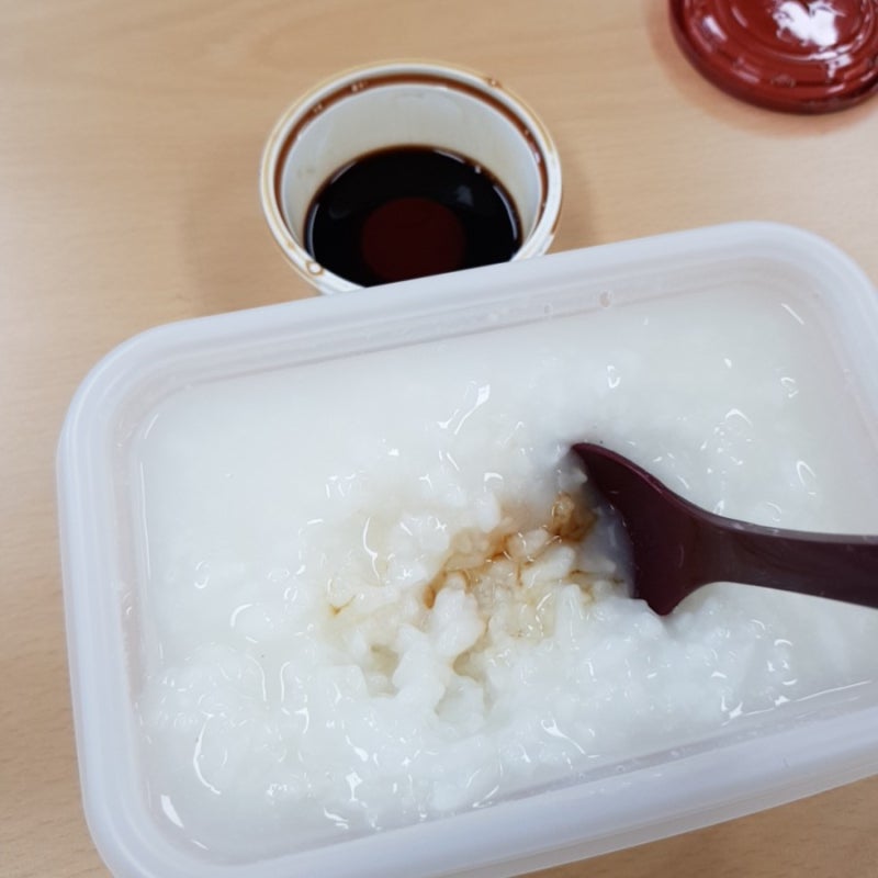 본죽 흰죽/흰쌀죽 가격,나눠서 포장(+대장내시경 전날)