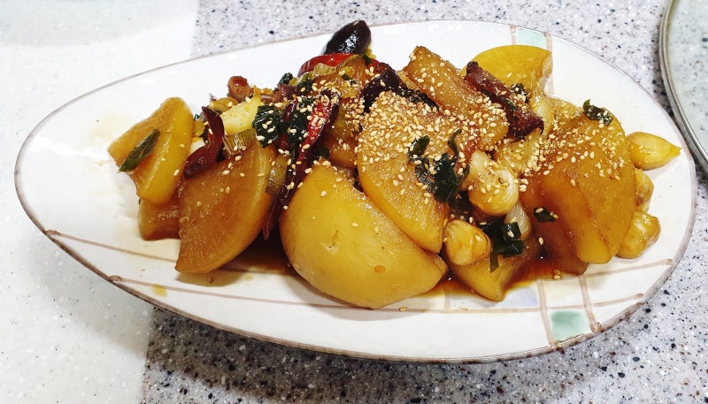 간단한 밑반찬 삼시세끼 차승원 무조림 만들기