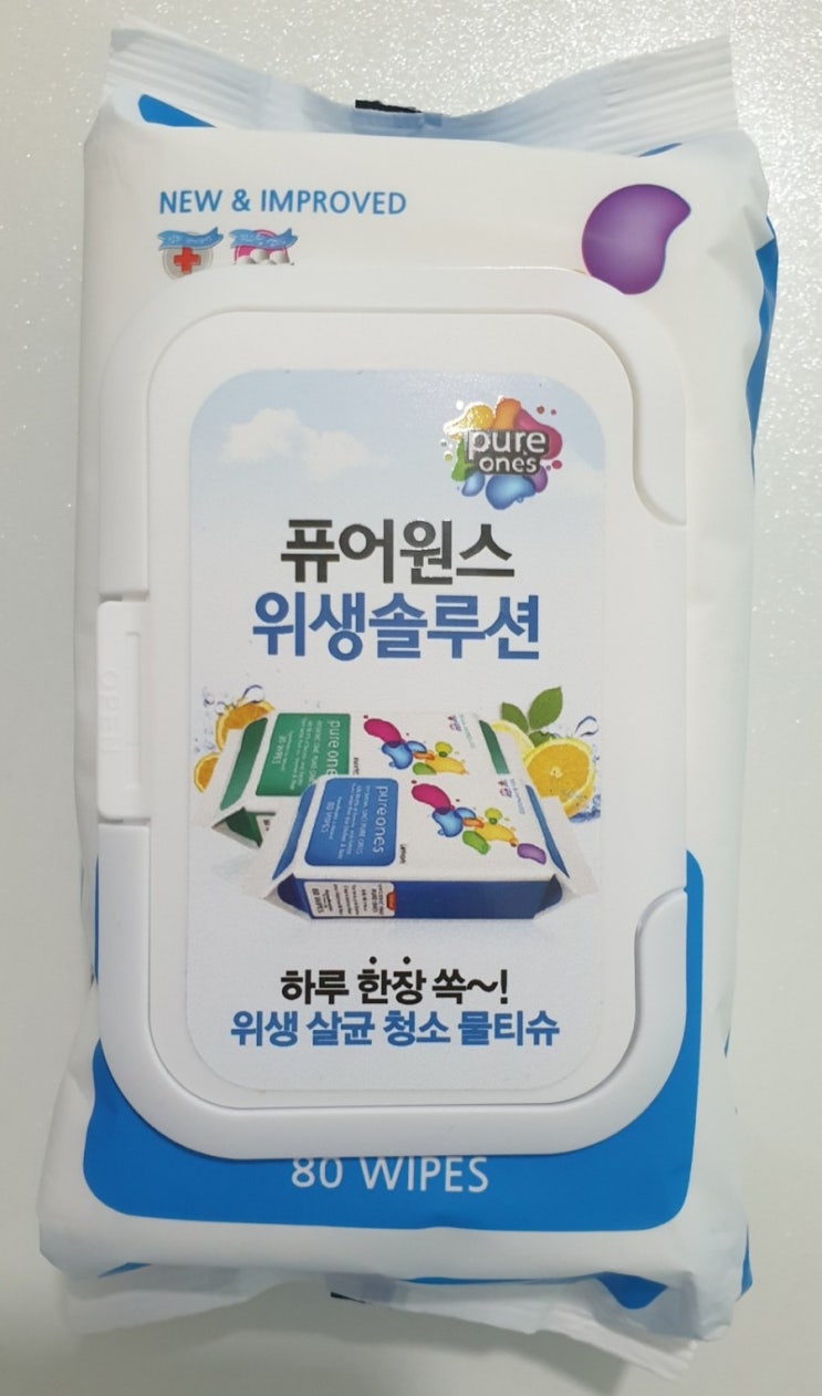  퓨어원스 위생솔루션 살균청소 물티슈 후기