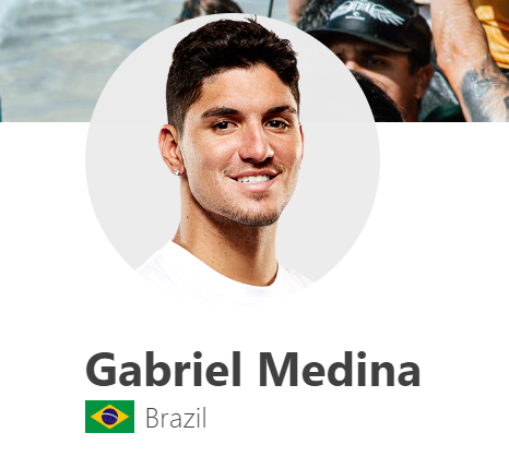  WSL 서핑 선수 - Gabriel Medina 가브리엘 매디나