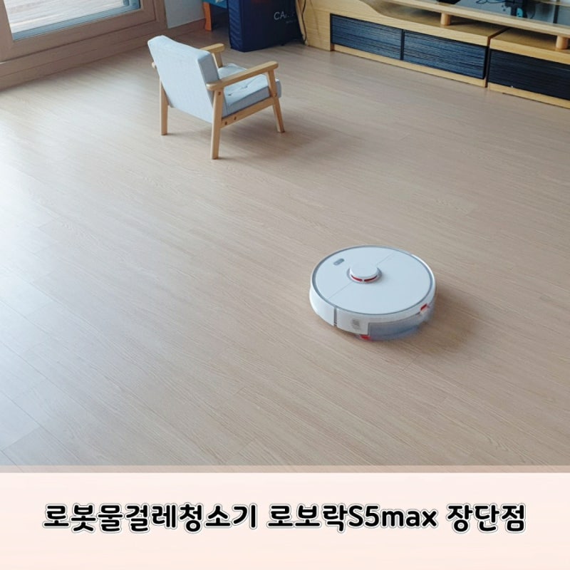 로봇물걸레청소기 로보락S5max 4달 사용 후기! (장단점)