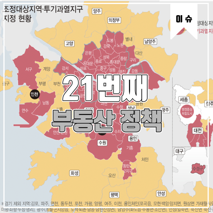  [이슈] 21번째 부동산 규제 내용