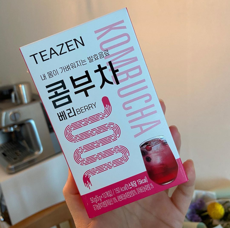  티젠 콤부차 이제 알코올 걱정 없이 즐겨요(feat 효능)