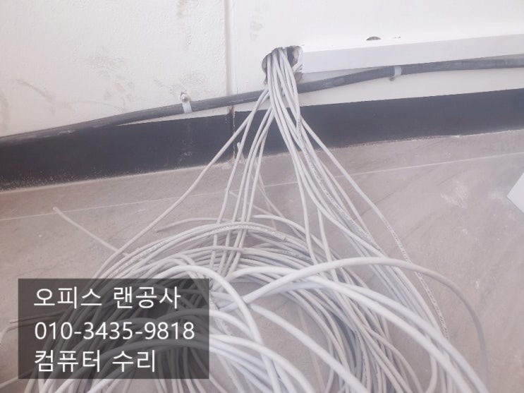  울산 광역시 북구 랜공사 업체 추천  [랜선 택작업, 설치][오피스랜공사]