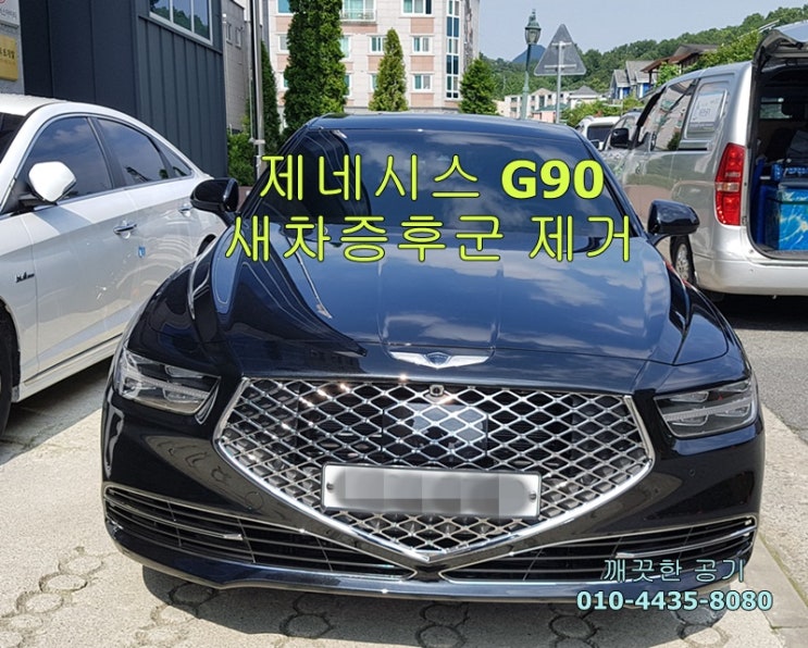 대전시 유성구 제네시스 G90 신차 구입 후 눈 따가움, 울렁거림, 두통 발생, 새차증후군 제거 예방, 새차 냄새 없애는 방법 - 깨끗한 공기