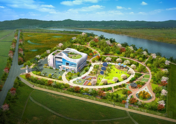  이천시 율면 하수종말처리장 조감도제작 조감도가격 CG 비교미리보기