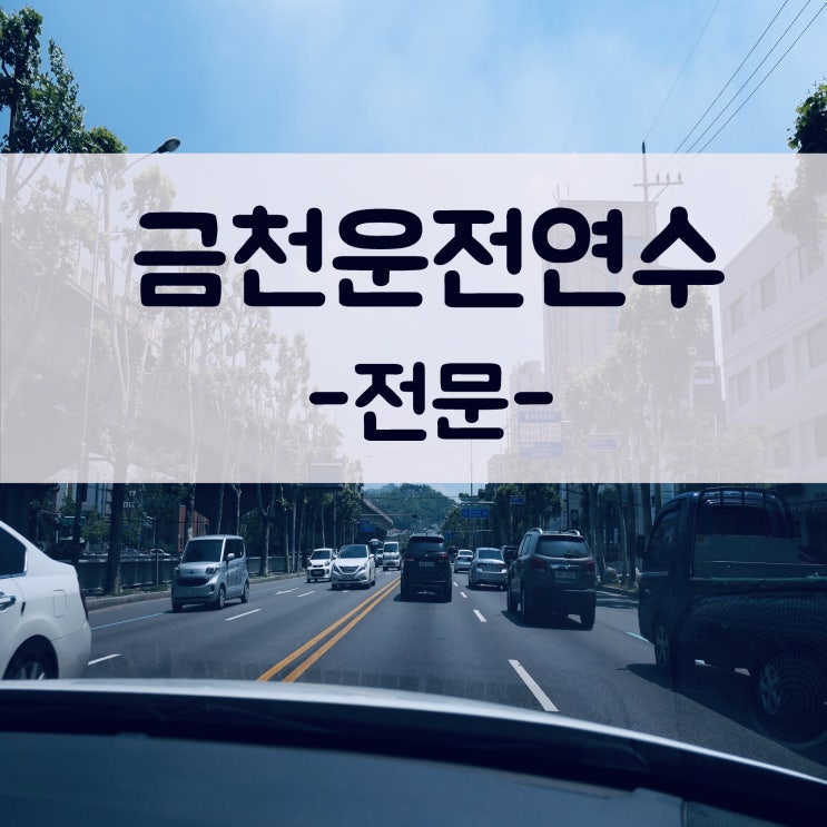 금천운전연수 자동차연수로 베스트드라이버 빙의! 금천운전연수 자동차연수로 베스트드라이버 빙의!