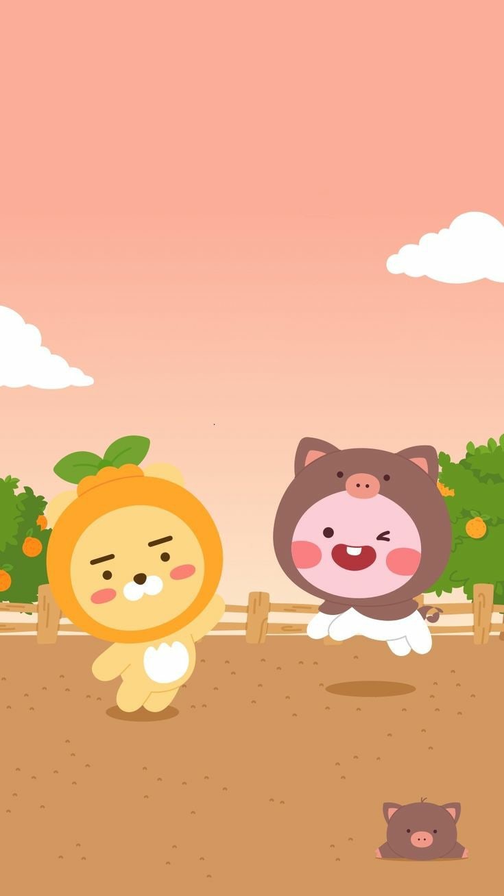 카카오 리틀프렌즈 아이폰배경화면 : 네이버 블로그