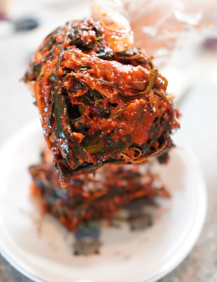 전라도 개랭이 순천고들빼기김치!! 나의 한끼를 책임지는 건 역시 김치 뿐...