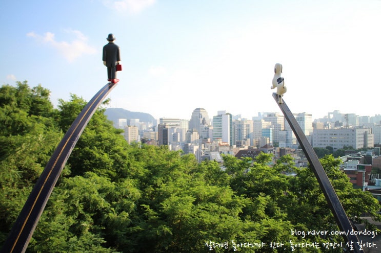  서울 이화동 벽화마을 - 드디어 구경한 작품, 그리고 한양도성을 따라 동대문까지 걷기