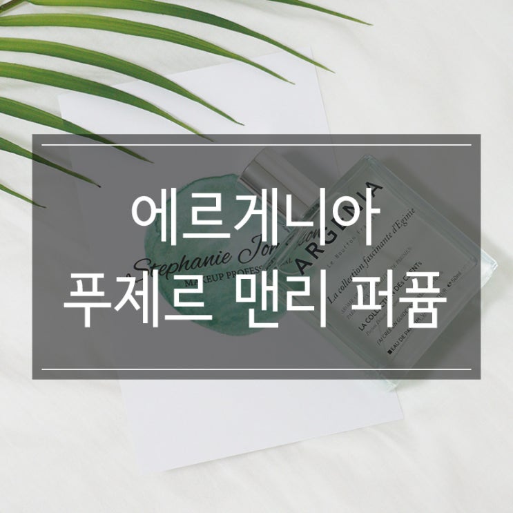 남자여름향수 추천 <에르게니아 푸제르 맨리 퍼퓸> 포멀한 고급스러운 느낌 남자여름향수 추천 <에르게니아 푸제르 맨리 퍼퓸> 포멀한 고급스러운 느낌