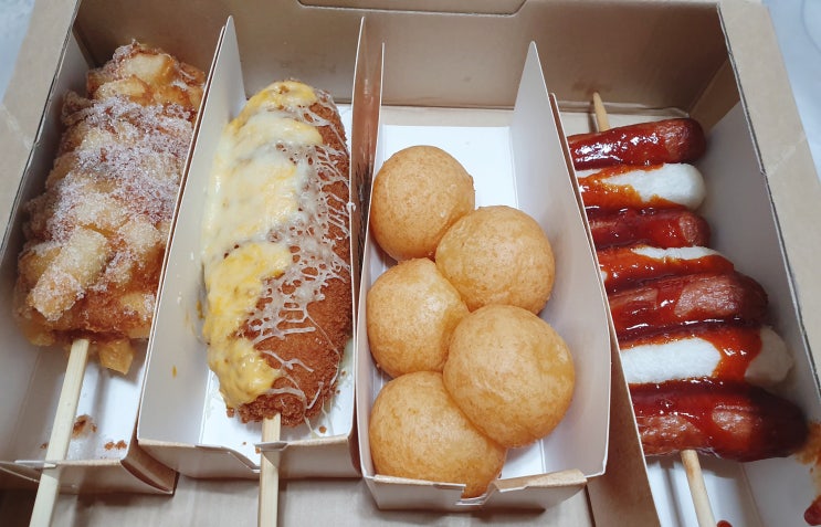  명랑 핫도그 신메뉴 휴게소세트와 벌떡 떡볶이 배달 솔직 후기