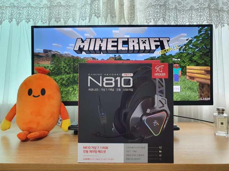  앱코 해커 N810 게이밍 헤드셋 배그 오버워치 사플 최강자 되자!