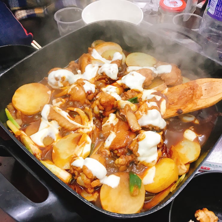  [171217] 일본 친구들과 찜닭 뿌수기